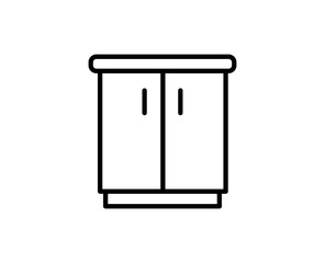 Cabinet line icon