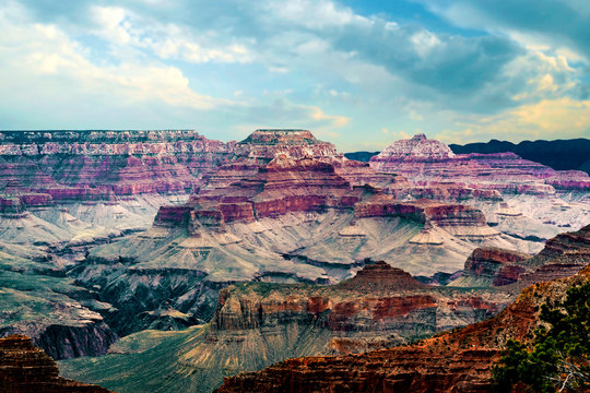 Grand Canyon National Park shot at day time near Flagstaff, Arizona, USA.