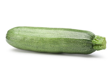 Zucchini (cucumber) isolated on white with clipping path.