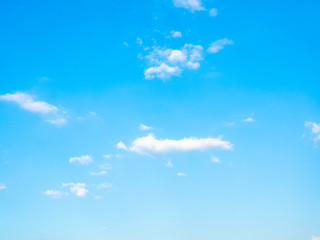 Naklejka na ściany i meble Blue Sky background with clouds color White