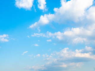 Obraz na płótnie Canvas Blue Sky background with clouds color White