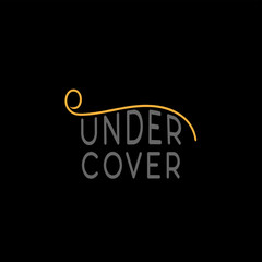 a logo design about undercover idea.