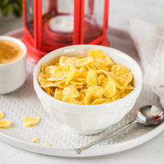 Cornflakes, Milk and Coffee