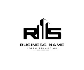 R S RS Initial building logo concept