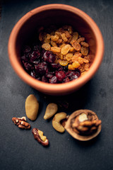 Ingredients for healthy fitness cookies	