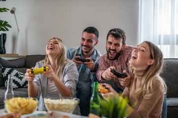 Friends and video games