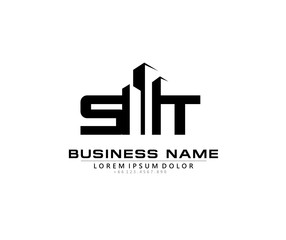 S T ST Initial building logo concept