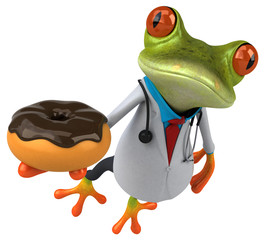 Frog doctor - 3D Illustration