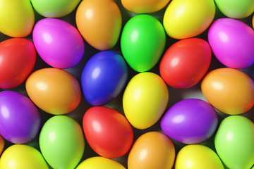 Fototapeta na wymiar Colorful Easter eggs background