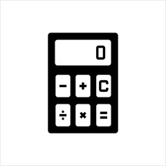 Calculator Icon, Calculator Keypad Sign