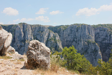 Vikos Gorge View from Oxia Epirus Greece