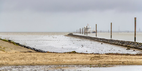 coastal scenery in Eastern Frisia