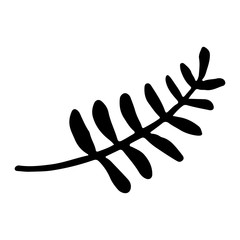 vintage vector set of hand drawn tree branches with leaves and flowers. Spring time, blossom, floral, cute.