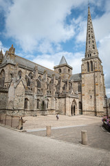 Fototapeta na wymiar Cathédrale Saint-Tugdual de Tréguier
