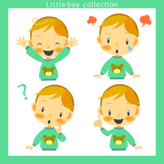 男の子　表情セット