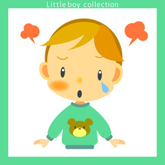 男の子　悔しい