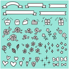 バレンタイン飾りセット