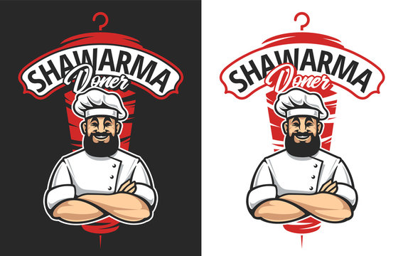 Shawarma Vector Emblem