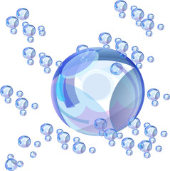 Bubbles Illustration Graphic
