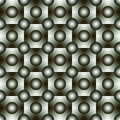 3D background of geometric shapes.