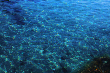 Fototapeta na wymiar A seawater pool with lovely cool water