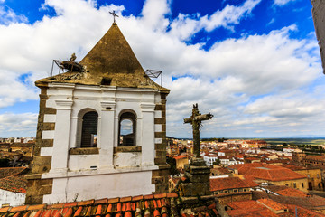 Blick über die Altstadt von Cacerres