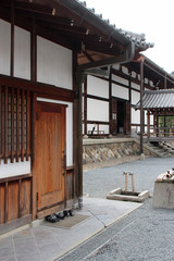 traditional building (house ?) in kyoto (japan)