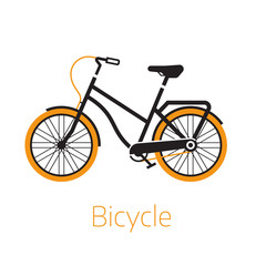 Street Bike BW Icon or Logo Template