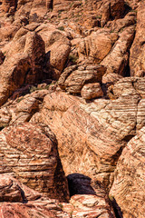 Felsformation rot Details Hintergrund
