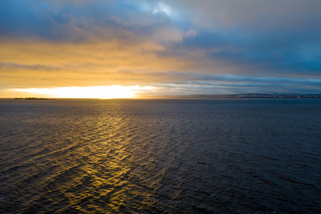 Obraz premium sunset over the sea