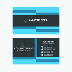 Fototapeta na wymiar business card template