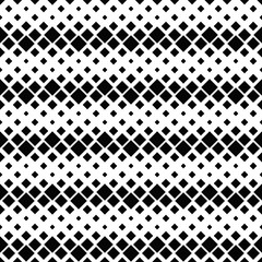 Abstract square pattern background - black and white vector graphic design