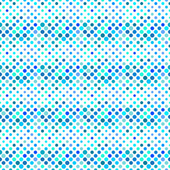 Seamless circle pattern background - colorful geometrical abstract vector graphic design from dots