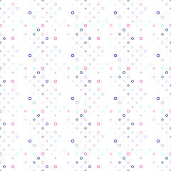 Seamless circle pattern background design - abstract colorful vector graphic from rings