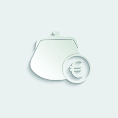 paper Wallet icon vector sign