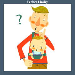 お父さんと赤ちゃん　疑問