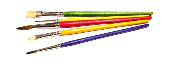 Fototapeta premium Colorful Clean Brushes 