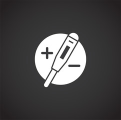 Reproduction related icon on background for graphic and web design. Creative illustration concept symbol for web or mobile app