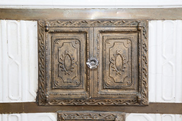 Détail de cheminée ancienne