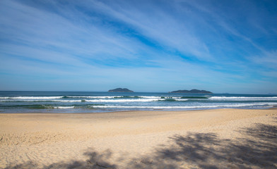 Praia e ilha