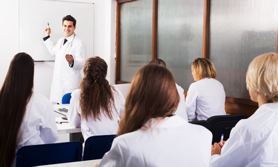 Scientists at training courses