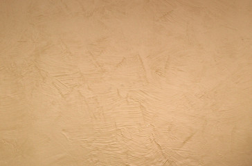Texture of textured plaster on the wall