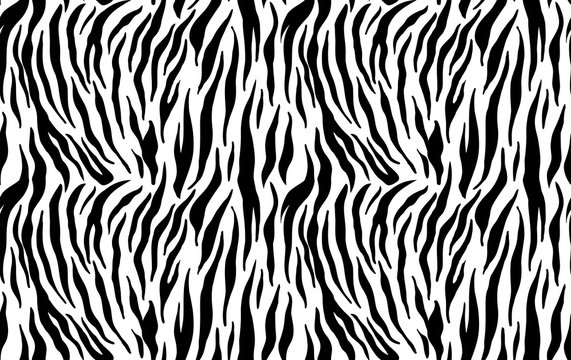 Animal Skin Tiger Stripes Abstract Pattern Stock Vector (Royalty Free)  1134350906