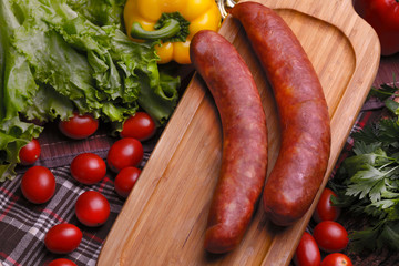 Krakow sausage.