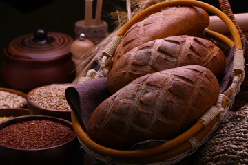 A variety of Easter products on the table. Range. Easter.