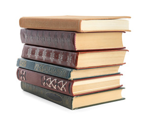 Fototapeta premium Collection of different books isolated on white