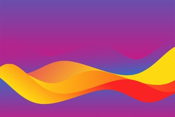 Abstract Colorful Background Template Vector, Colorful Background with Liquid Wave Design