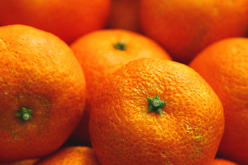Fresh Mandarin orange fruits