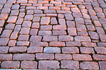 brick road background