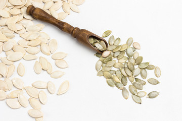 Pumpkin seeds are a natural source of calcium, omega-3 and potassium.